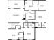Detailed floor plan showcasing the layout of the home's upper level at 3405 Camellia Ln, Suwanee, GA 30024