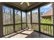 Cozy screened porch with tile flooring provides an inviting outdoor area at 3405 Camellia Ln, Suwanee, GA 30024