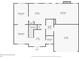 Floor plan showing main level rooms and garage layout at 907 Hindman Pl, Mcdonough, GA 30253