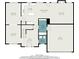 Floor plan showing layout of living areas and kitchen at 907 Hindman Pl, Mcdonough, GA 30253