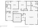 Second floor plan showing bedrooms, baths and closet locations at 907 Hindman Pl, Mcdonough, GA 30253