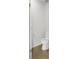 Small white bathroom with modern toilet and sink at 3246 Wellington Sw Walk, Atlanta, GA 30331