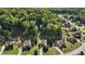 Aerial view of neighborhood in wooded area at 4467 Sterling Pointe Nw Dr, Kennesaw, GA 30152