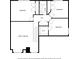 Floor plan illustrating the layout of the bedrooms, bathrooms, and closet space at 2461 Lakebrooke Dr, Marietta, GA 30066