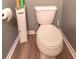A full view of the toilet and toiletries, demonstrating the bathroom's design and functionality at 25 Shadowbrook Ct, Covington, GA 30014