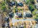 An aerial view showing the property with property lines at 1897 De Winton Pl, Lawrenceville, GA 30043