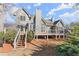 Lovely backyard featuring a spacious deck and stairs at 1897 De Winton Pl, Lawrenceville, GA 30043