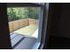 An aerial view of the fenced backyard and privacy from a window at 83 Nyishol Way, Dallas, GA 30157