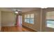 Living room with hardwood floors and windows at 4643 Wesley Dr, Austell, GA 30106