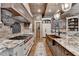 Well-appointed kitchen featuring granite countertops, stainless steel appliances, and ample cabinet space at 829 Big Horn Holw, Suwanee, GA 30024