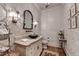 A quaint half bath with decorative accents at 829 Big Horn Holw, Suwanee, GA 30024