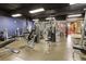 Well-equipped gym featuring various weight machines and fitness equipment with rubber flooring at 1101 Juniper Ne St # 1504, Atlanta, GA 30309