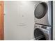 Convenient laundry area with stacked washer and dryer for easy laundry days at 1101 Juniper Ne St # 1504, Atlanta, GA 30309