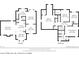 Detailed first and second floor plan of the home showing layout and room dimensions at 1644 Cutters Mill Dr, Lithonia, GA 30058