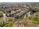 Aerial shot of a beautiful townhome community nestled among trees at 2009 Kensington Green Se Dr, Smyrna, GA 30080