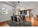 Elegant dining room with stylish furniture and decor adjacent to the kitchen at 2009 Kensington Green Se Dr, Smyrna, GA 30080