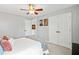 Cozy bedroom featuring soft colors, carpet, and closet at 3810 Branch Bluff Ln, Cumming, GA 30040