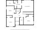 Floor plan features primary bedroom, bedrooms, laundry, W.I.C., primary bath, bath, and open to below; measurements deemed highly reliable at 3810 Branch Bluff Ln, Cumming, GA 30040