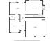 Floor plan features a living room, kitchen, dining room, foyer, garage, and bath; measurements deemed highly reliable but not guaranteed at 3810 Branch Bluff Ln, Cumming, GA 30040