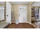 Bright foyer with tile flooring, decorative accents, and a welcoming atmosphere at 4570 Nantucket Sw Dr, Lilburn, GA 30047