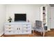 Stylish living room featuring decor elements and television at 2285 Peachtree Rd Ne # 803, Atlanta, GA 30309
