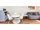 Relaxing living room with decor elements and comfortable sofa at 2285 Peachtree Rd Ne # 803, Atlanta, GA 30309