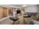 Basement with a comfortable seating area and access to the stairwell at 2664 Stonebrook Ne Ct, Roswell, GA 30075
