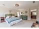 Spacious main bedroom with access to the Primary bath at 5581 Stapleton Dr, Dunwoody, GA 30338