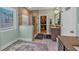 Bathroom featuring a walk-in shower, and a closet at 598 Barnwood Dr, Rockmart, GA 30153
