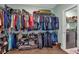 Spacious walk-in closet with extensive shelving and hanging space for organized storage at 598 Barnwood Dr, Rockmart, GA 30153