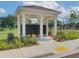 Well-maintained mail kiosk with pergola in a residential community at 108 Redford Ln, Canton, GA 30115