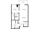 Open floor plan with a bedroom, bathroom, kitchen, living room, dining area, foyer, balcony, and laundry at 195 14Th Ne St # 1404, Atlanta, GA 30309