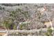 Scenic aerial view of home surrounded by lush trees near the lake in a serene setting at 9246 W Banks Mill Rd, Winston, GA 30187