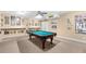 Spacious finished basement with pool table and memorabilia at 9246 W Banks Mill Rd, Winston, GA 30187