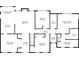 Detailed floorplan showcasing the layout of the house with labeled rooms and dimensions at 9246 W Banks Mill Rd, Winston, GA 30187