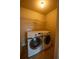 Convenient laundry room featuring a modern washer and dryer set at 85 Providence Pkwy, Covington, GA 30014