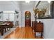 Inviting foyer featuring hardwood floors, elegant décor, and a warm, welcoming ambiance at 11 York Trce, Cartersville, GA 30121