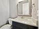 Powder room features a modern vanity, sink, and toilet at 2362 Saint Davids Nw Sq # 4, Kennesaw, GA 30152