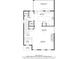 Second floor plan featuring kitchen, dining area, living room, and screened porch with precise measurements at 2362 Saint Davids Nw Sq # 4, Kennesaw, GA 30152