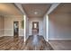 Inviting home entryway with hardwood floors and neutral paint tones at 2234 Oak Falls Ln, Buford, GA 30519