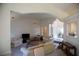 Bright living room with modern furniture, a fireplace, and an open layout at 4288 Wyndham Park Cir, Decatur, GA 30034
