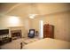 Comfortable main bedroom featuring a fireplace, sitting area, and ample closet space at 4288 Wyndham Park Cir, Decatur, GA 30034
