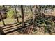 View of treed backyard at 831 Stonebrook Dr, Lithonia, GA 30058
