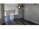 Loft featuring hardwood floors, high ceilings, and natural light at 831 Stonebrook Dr, Lithonia, GA 30058