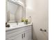 Elegant bathroom featuring a new vanity, modern mirror and stylish fixtures, creating a spa-like and inviting atmosphere at 2300 Newport Lndg, Alpharetta, GA 30009