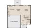 First floor plan showing the kitchen, dining area, Gathering room, and two-car garage at 186 Sonoma Drive, Dallas, GA 30157