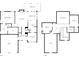 Home floor plan showing layout of rooms, bathrooms, and walk-in closets for both floors at 2859 Royal Blf, Decatur, GA 30030