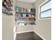 Well-stocked pantry with multiple shelves offering ample storage space at 117 Cottage Nw Walk, Cartersville, GA 30121