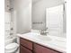 Bathroom features a shower-tub combination and a marble countertop at 12348 Hillcrest Dr, Hampton, GA 30228