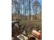 Backyard with trees and lots of plants at 470 Yearling Dr, Loganville, GA 30052